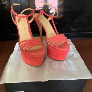Giuseppe Zanotti Sasha Camoscio Azalea Sz 8.5 US